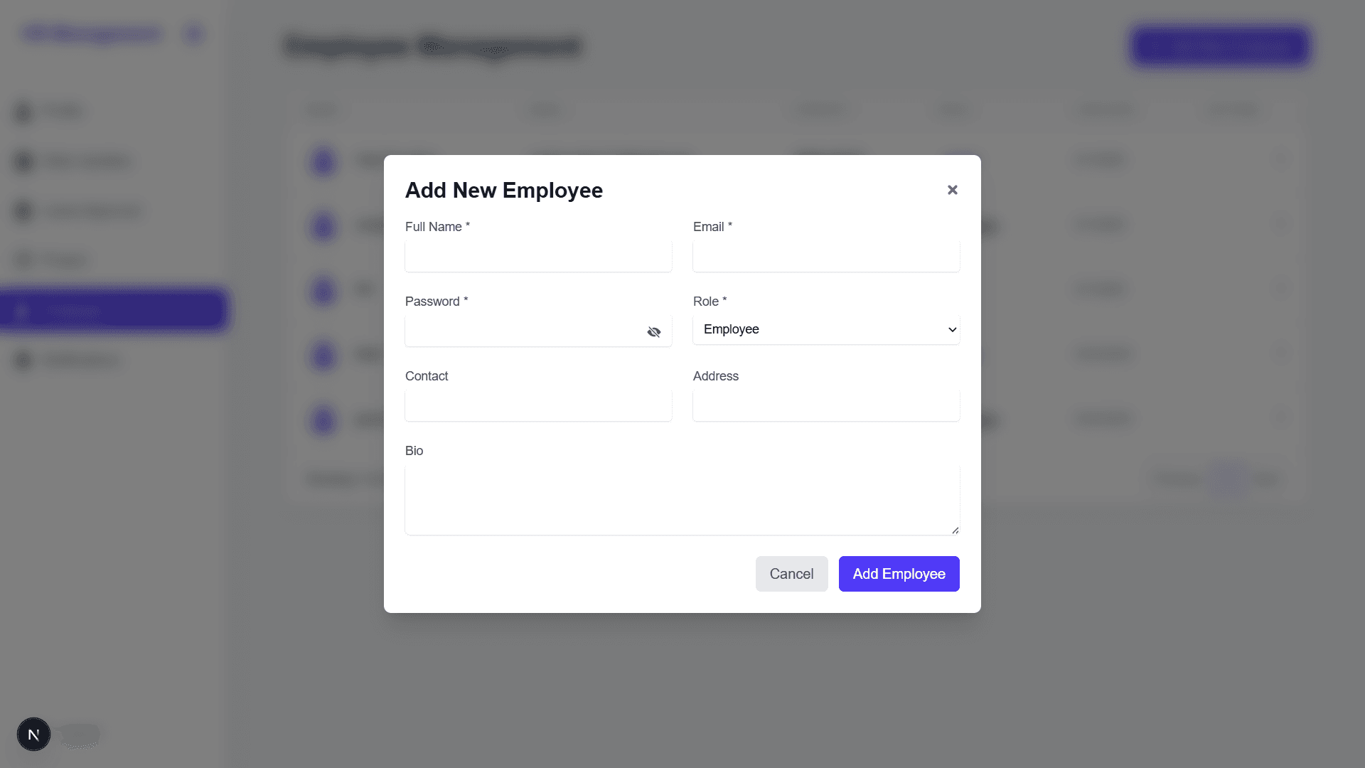 HR Management System - Streamlined Employee & Project Management-4
